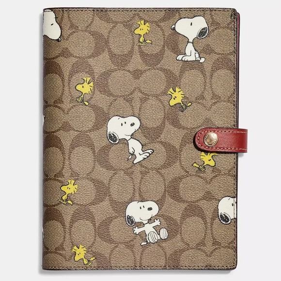 Coach | Office | Coach X Peanuts Notebook In Signature Canvas With ...